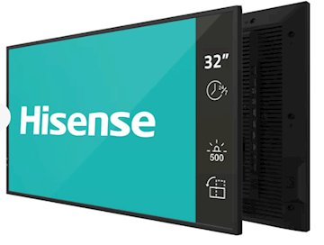 Hisense 32DM66GE, 32" UHD Digital Signage Display (24/7)