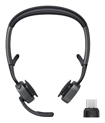 SHOKZ OpenMeet2 UC with USB-C adapter